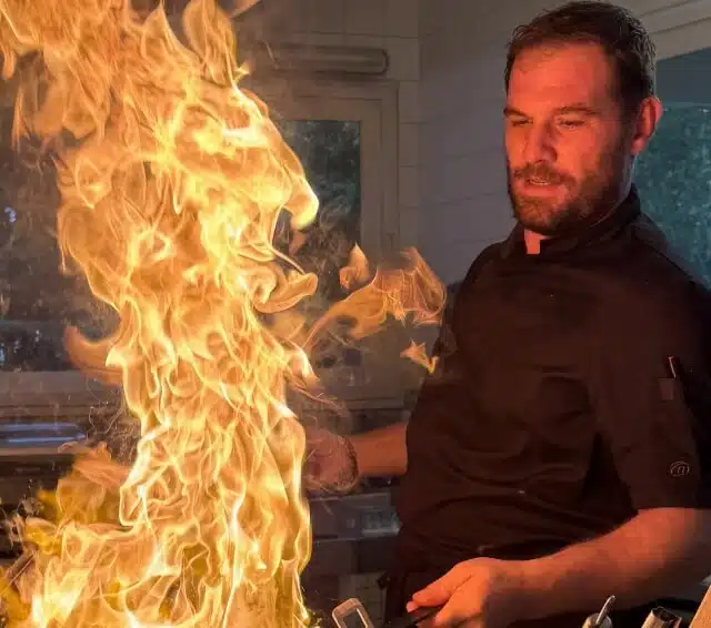 Guillaume est le chef du restaurant de La Bruyère, restaurant Pouzauges